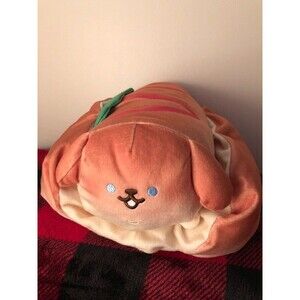 Furyu Yeast Ken Hot Dog Bread Dog Shiba Toreba Prize Plush 13" Japan Import NWT